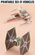 Image result for Print and Fold Paper Spaceship