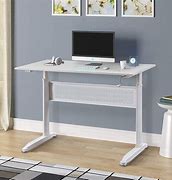 Image result for Small Manual Height Adjustable Desk