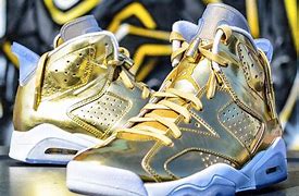 Image result for Air Jordan Shoes Gold