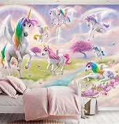 Image result for Unicorn Wallpaper for Bedroom