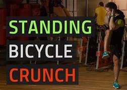 Image result for Standing Bicycle Crunch