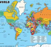 Image result for Printable World Map Showing Countries