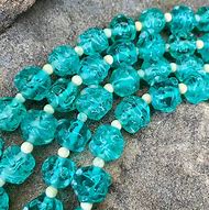 Image result for Teal and White Beads