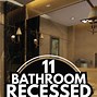 Image result for Bathroom Recessed Lighting Layout