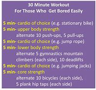 Image result for 30-Day Workout Challenge Printable