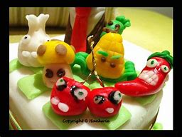 Image result for Caramel Frosted Cake Cartoon