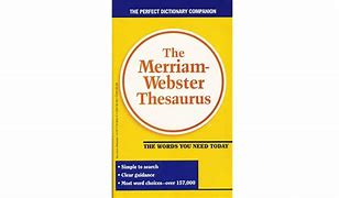 Image result for Merriam-Webster Thesaurus