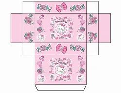 Image result for Sanrio Cube Box Template