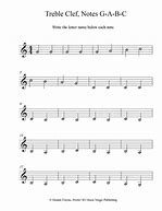 Image result for Treble Clef Songs