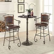 Image result for Coaster Brown Leather Bar Stools