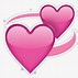 Image result for Pink Heart Emoji Android