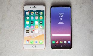 Image result for Galaxy 8 vs iPhone Comparison Chart S8