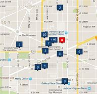 Image result for Washington DC Hotel Map Downtown