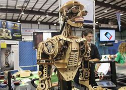 Image result for Dancing Robots Made From a Laser Cutter and 3D Printer R