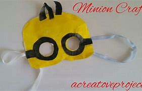 Image result for Minion Mask Craft Template