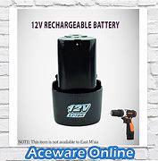 Image result for Silverline 12V Cordless Drill Battery