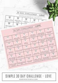 Image result for 30-Day Relationship Challenge Printable