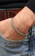 Image result for Silver Bracelet for Men