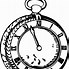 Image result for Simple Pocket Watch Silhouette