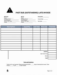 Image result for Late Payment Invoice Free Template