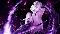 Image result for Purple Anime Wolf Demon Girl