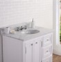 Image result for White Bathroom Vanities 36 Inch Single Sink