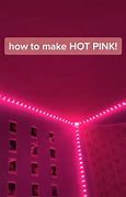 Image result for Pink LED Light TV Inpiration Photo