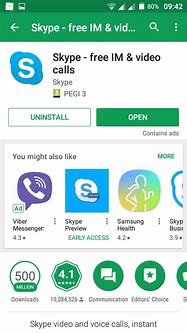 Image result for Step Wise Login Skype Android