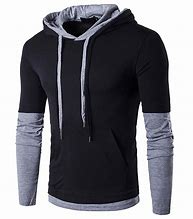 Image result for Half Sleeve Hoodie T-Shirt