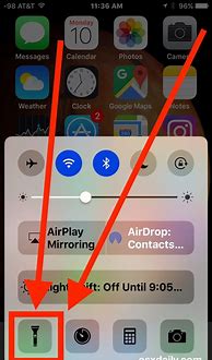 Image result for iPhone Flashlight Button