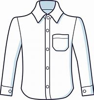 Image result for Clip Art Men's Button Down Shirt