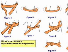 Image result for Karate Belt Knot