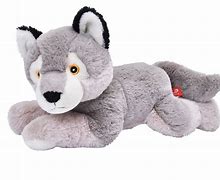 Image result for Blue Wolf Plush Toy