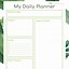 Image result for Planner Page Template