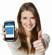 Image result for Happy Person Holding Phone