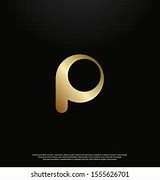 Image result for Letter P in Gold and Black Logo