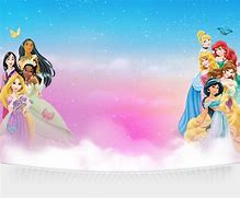 Image result for Birthday Background Princess Cartoon