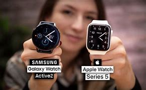 Image result for Galaxy Watch 46Mm vs Apple Watch