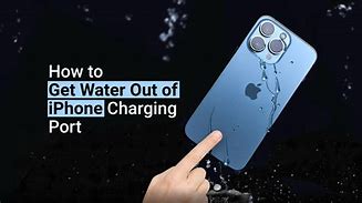 Image result for How to Get Water Out of iPhone Charging Port