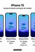 Image result for iPhone 1 Side by Side Comparison iPhone 15