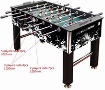 Image result for Foosball Table Rods
