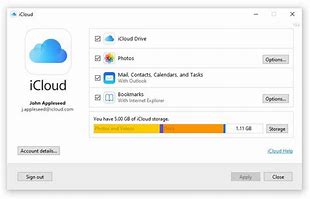 Image result for iCloud App for Windows 10 Download