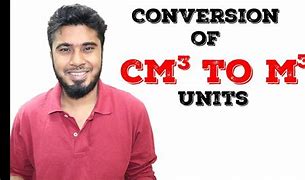 Image result for Convert Cm3 to M3