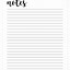 Image result for Printable Notes Page