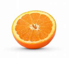 Image result for Orange Fruit Cut in Half
