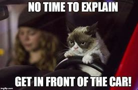 Image result for No Time to Explain Cat Meme