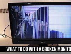 Image result for Broken Monitor Screen Face