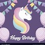 Image result for Happy Birthday with Unicorn Images