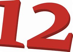 Image result for Pictures of the Number Twelve