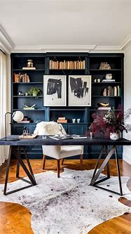Image result for Blue Home Office Decor